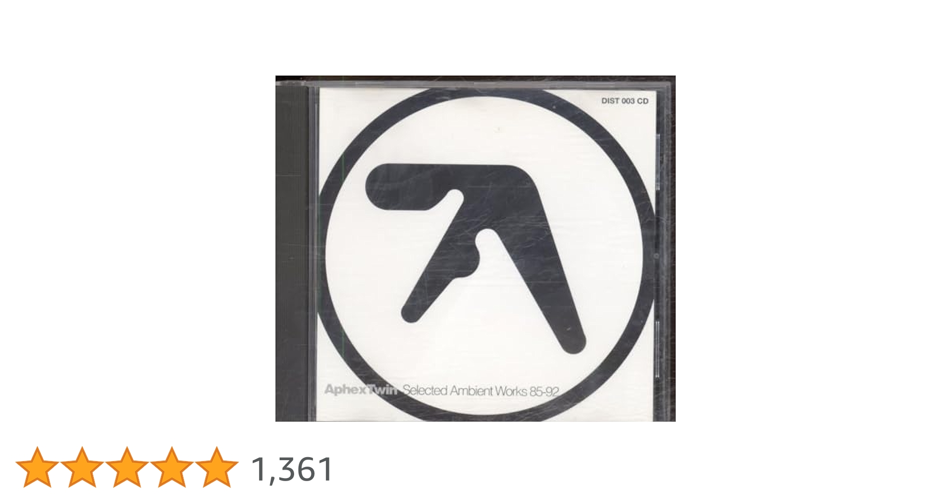 【未開封】Aphex Twin Selected Ambient Works2 BEATINK.COM / Selected Ambient Works Volume II (Expanded